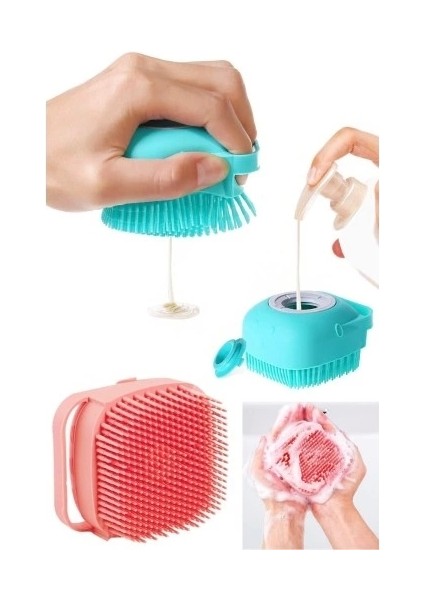 Duş Jeli Hazneli Banyo Masaj Kesesi