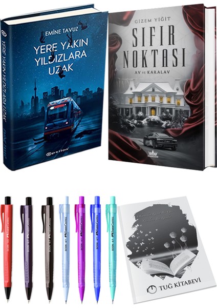 Sıfır Noktası 1 / Av ve Karalav (Ciltli) ve Yere Yakın Yıldızlara Uzak (Ciltli) (2'li Set)