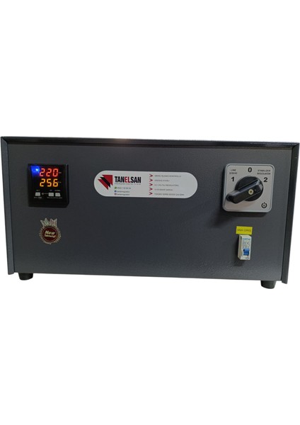 10 kva bakır sargılı mikroişlemcili voltaj regülatörü 130-265-220volt