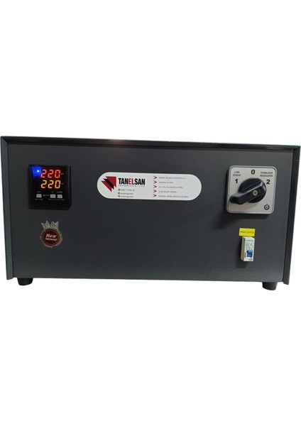 10 kva bakır sargılı mikroişlemcili voltaj regülatörü 130-265-220volt