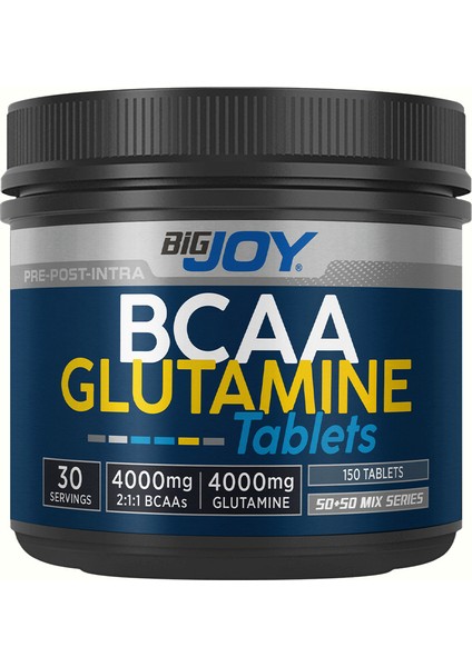 Bcaa+ Glutamine 150 Tablets 30 Servis Aminoasit