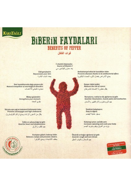 Maraş Kırmızı Acı Ince Toz Biber ( 500Gr )
