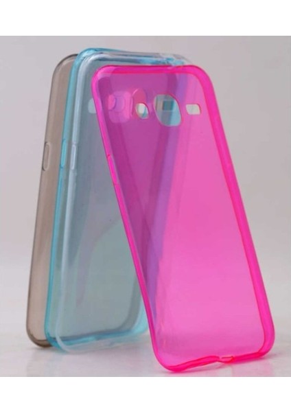 ESLIFETECH26AKSESUAR Samsunggalaxyj5 Uyumlu Şeffaf Silikon Kılıf Füme