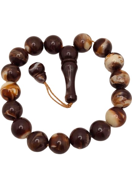 Kahverengi Efe Maskot Model Toz Kehribar Tesbih fiyatları