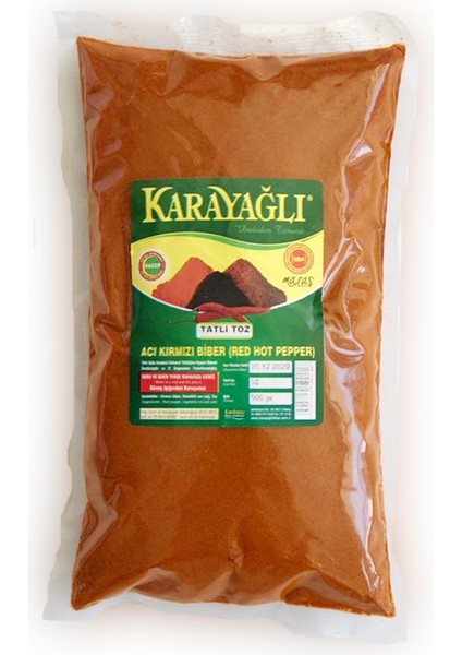 Maraş Doğal Birinci Kalite Kırmızı Tatlı Ince Toz Biber ( 500Gr )