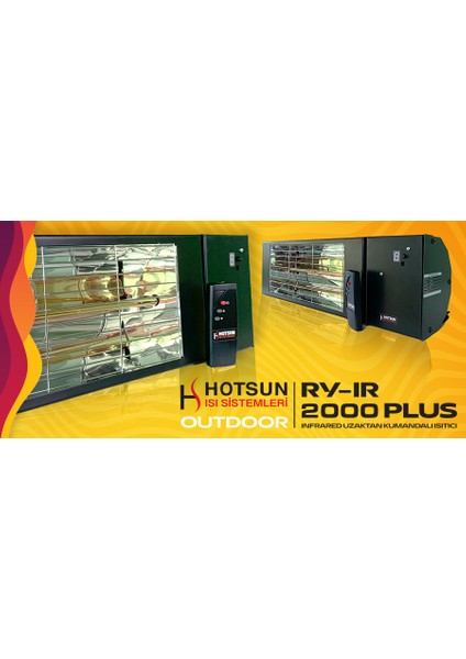 Ry-Ir 2000 Plus Uzaktan Kumandalı Infrared Isıtıcı