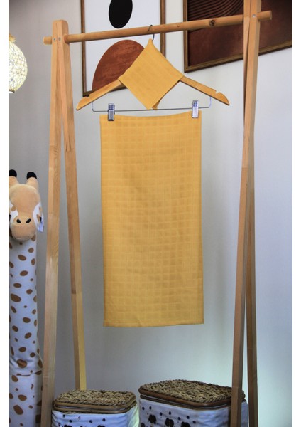 Müslin Bebek Battaniyesi 90X90 (Fular Hediyeli)