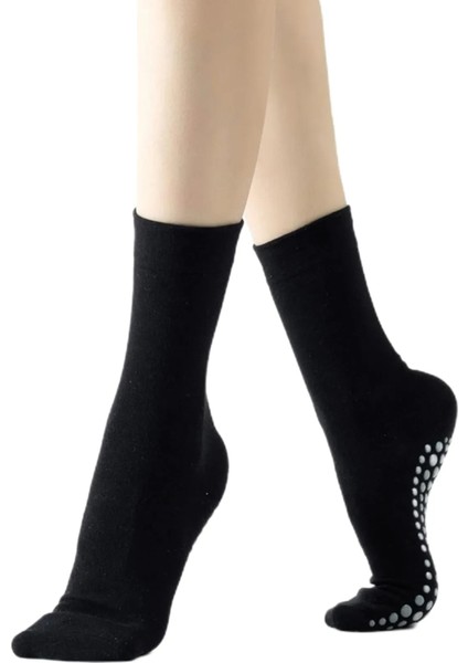 4'lü Organik Pamuklu Pilates Yoga ve Dans Çorabı