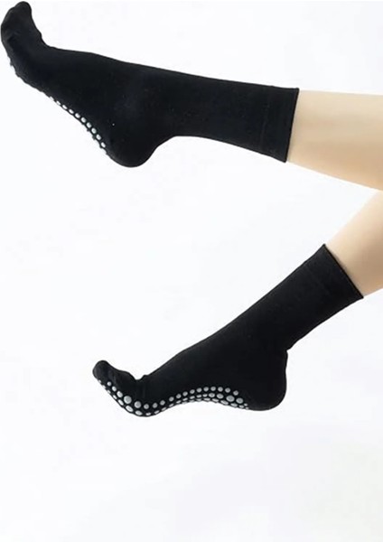 4'lü Organik Pamuklu Pilates Yoga ve Dans Çorabı modelleri