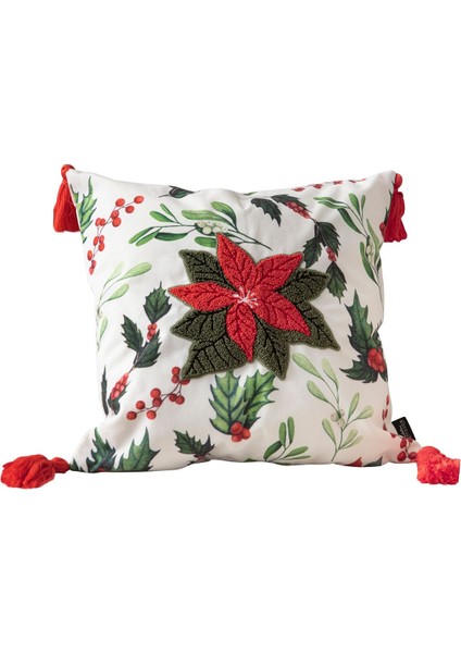 Home Kokina Premium Serisi Punch Işlemeli Tekli Dekoratif Özel Tasarım Kırlent Kılıfı 45 x 45 modelleri