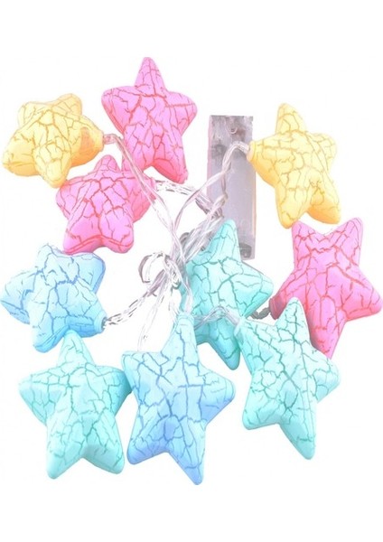 Oz cm ax 10LU Renkli Yıldız Şeklinde Dolama LED 1,5 Metre fiyatları