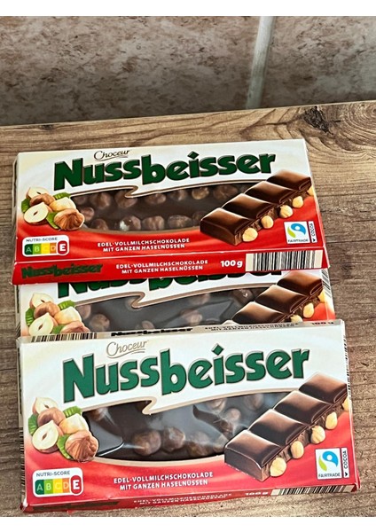 Nussbeisser Fındıklı Çikolata 3X100 gr