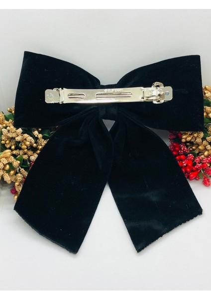 Kadife Fiyonk Toka Abiye - Özel Gün - Davet modelleri