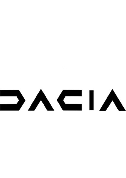 Arka Bagaj Yazı Siyah Renk '' D A C I A '' Dacıa Ym