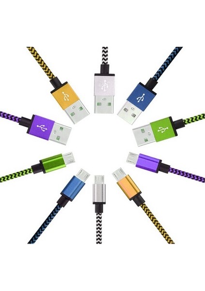 USB Kablosu 2A Micro USB - Hızlı Şarj Veri Kablosu Android
