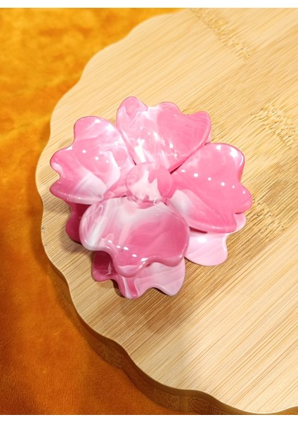 Lüks Figürlü Pembe Kıstırma Toka