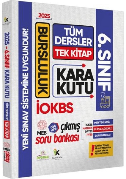 (Sınıf: 6) 2025 Lokbs Bursluluk Tüm Dersler Çıkmış Soru Bankası Tek Kitap Yeni Sistem Tamamı Çözümlü