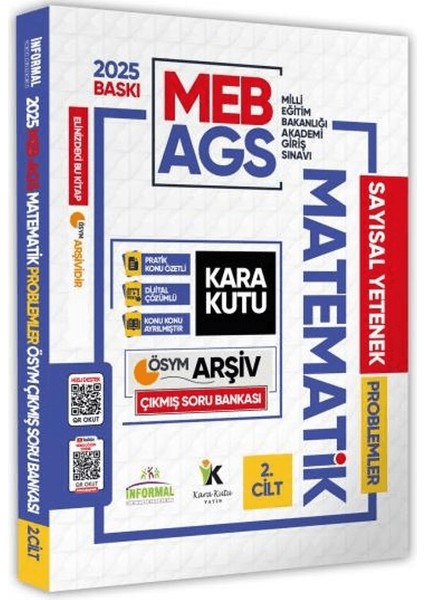 2025 Meb / Ags Matematik (2. Cilt) Problemler Ösym Çıkmış Soru Bankası Video / Pdf Çözümlü