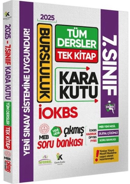 (Sınıf: 7) 2025 Lokbs Bursluluk Tüm Dersler Çıkmış Soru Bankası Tek Kitap Yeni Sistem Tamamı Çözümlü