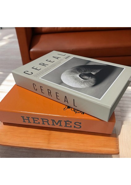Dekoratif Kitap Kutu Seti Hermes&cereal 2li Kitap Kutusu modelleri