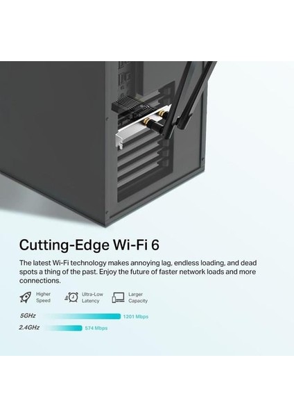 Tp-Lınk Archer TX20E AX1800 Wi-Fi 6 Bluetooth 5.2 Pcıe Kablosuz Ağ Adaptörü