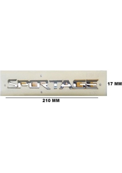 Arka Bagaj Yazı Sportage (Küçük) Kıa Sportage 2016-2019