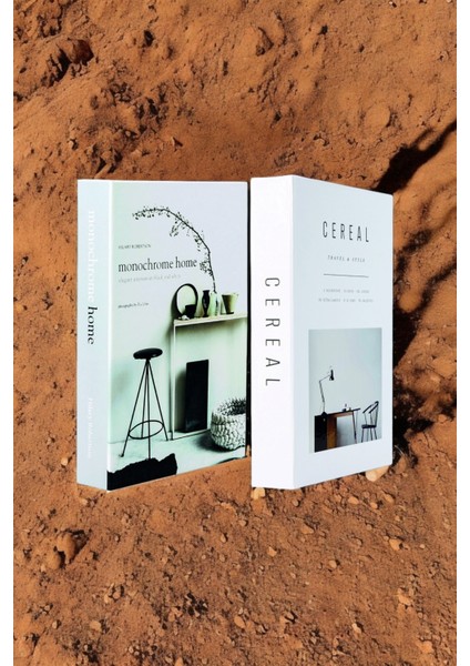 Cereal& Monochrome Dekoratif Kitap Kutu Seti fırsatları