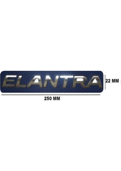 Arka Bagaj Yazı Elantra Hyundaı Elantra 2011-2015
