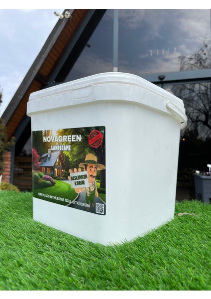 Çim ve Süs Bitkilerine Özel Bitki Besini 10 kg Novagreen Landscape Çim Coşturan fırsatları