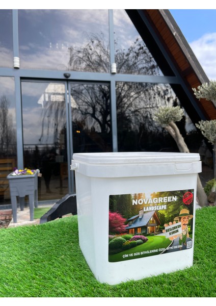 Çim ve Süs Bitkilerine Özel Bitki Besini 10 kg Novagreen Landscape Çim Coşturan