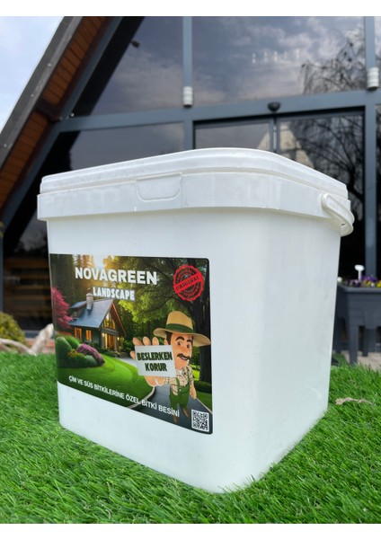Çim ve Süs Bitkilerine Özel Bitki Besini 10 kg Novagreen Landscape Çim Coşturan