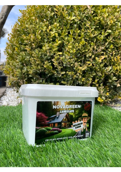 Çim ve Süs Bitkilerine Özel Bitki Besini 10 kg Novagreen Landscape Çim Coşturan