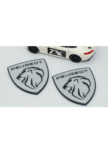 Peugeot Yeni Gri Siyah Çamurluk Abs Logo Arma Seti indirimleri