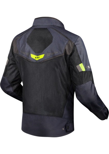 Blade Aır Yazlık Motosiklet Montu Mavi-Neon Sarı