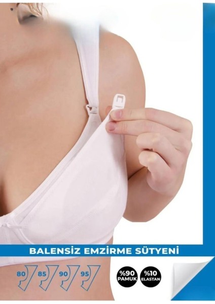 Kadın Penye Balensiz Emzirme Likralı Sütyen 2013 - 2 Adet indirimleri
