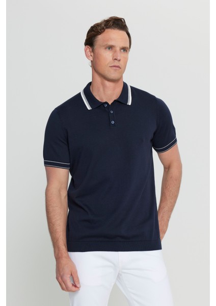 %100 Pamuk Standart Fit Normal Kesim Polo Yaka Triko Tişört modelleri