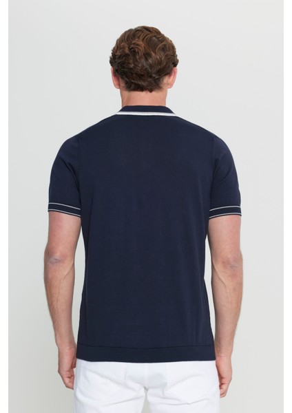 %100 Pamuk Standart Fit Normal Kesim Polo Yaka Triko Tişört indirimleri