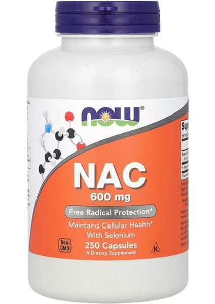 Nac 600 mg 250 Veg Caps
