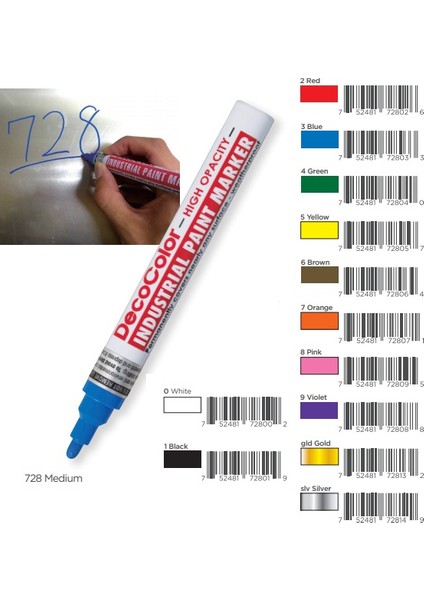 Decocolor 728 Kahverengi Paınt Marker