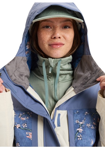 Çok Renkli Kadın Kayak Montu ERJTJ03473CHLOE Kım Parka Jk modelleri