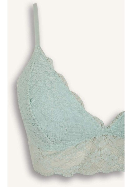 Dantelli Kaplı Pedli Bralet-Fall in Love D7843AX25SP