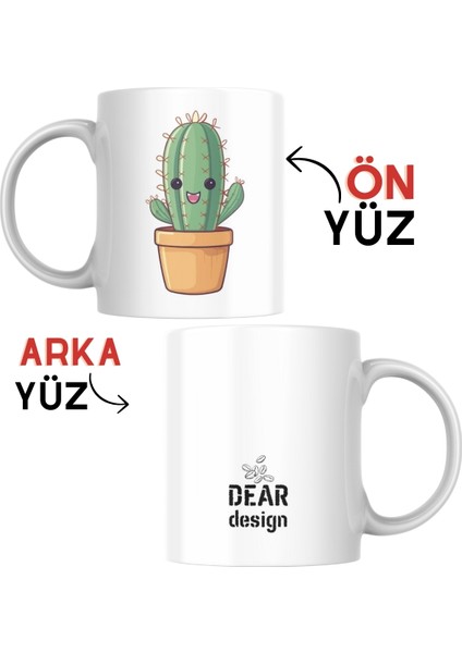 Kupa Bardak Kaktüs Tasarımlı Komik Dear Tasarım Beyaz Kupa Bardak Kutup Kitap fiyatları