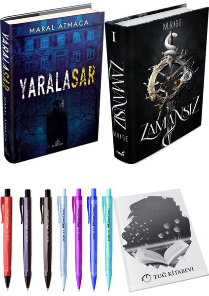 Zamansız (Ciltli) ve Yaralasar 1 (Ciltli) (2'li Set)