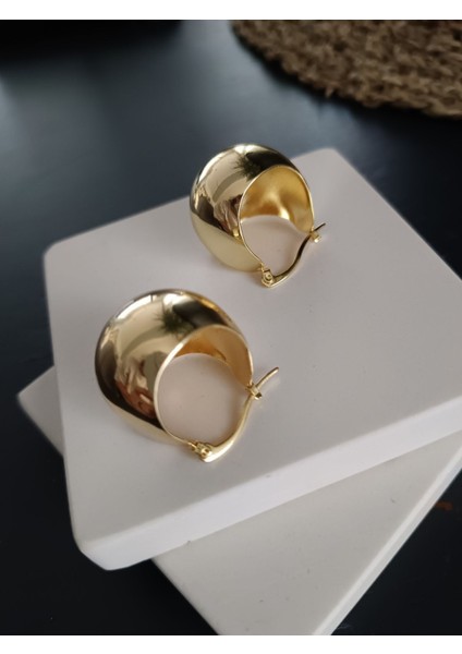 Bombeli Gold Küpe Kararmaz fiyatları