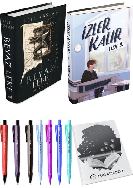 İzler Kalır (Ciltli) ve Beyaz Leke / Mahkumiyet (Ciltli) (2'li Set)