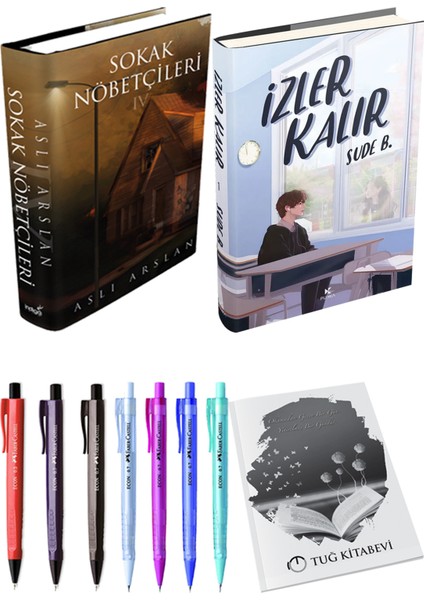 İzler Kalır (Ciltli) ve Sokak Nöbetçileri 4 (Ciltli) (2'li Set)