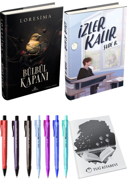 İzler Kalır (Ciltli) ve Bülbül Kapanı 1 (Ciltli) (2'li Set)