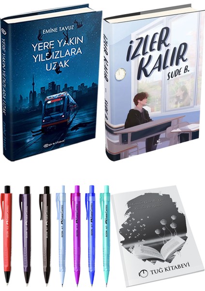 İzler Kalır (Ciltli) ve Yere Yakın Yıldızlara Uzak (Ciltli) (2'li Set)