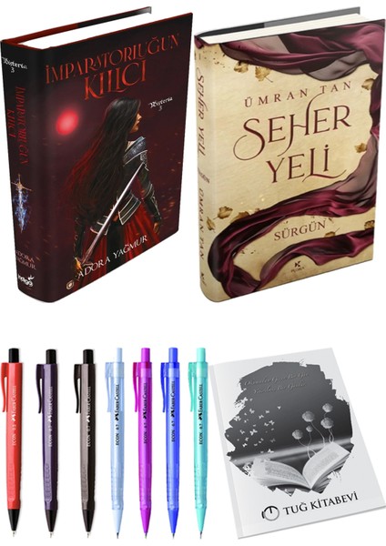 Seher Yeli 1 / Sürgün (Ciltli) ve İmparatorluğun Kılıcı (Ciltli) (2'li Set)