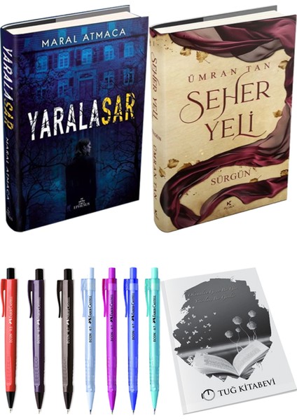 Seher Yeli 1 / Sürgün (Ciltli) ve Yaralasar 1 (Ciltli) (2'li Set)